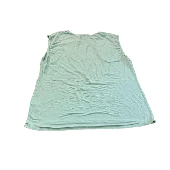 EUC Super cute PL MOVEMENT Run First Coffee Later soft sleeveless tee Large - Picture 2 of 5